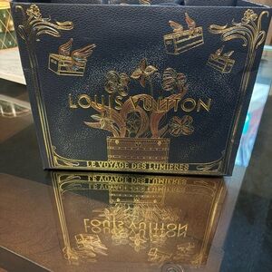 Louis Vuitton Black and Gold Floral Bag